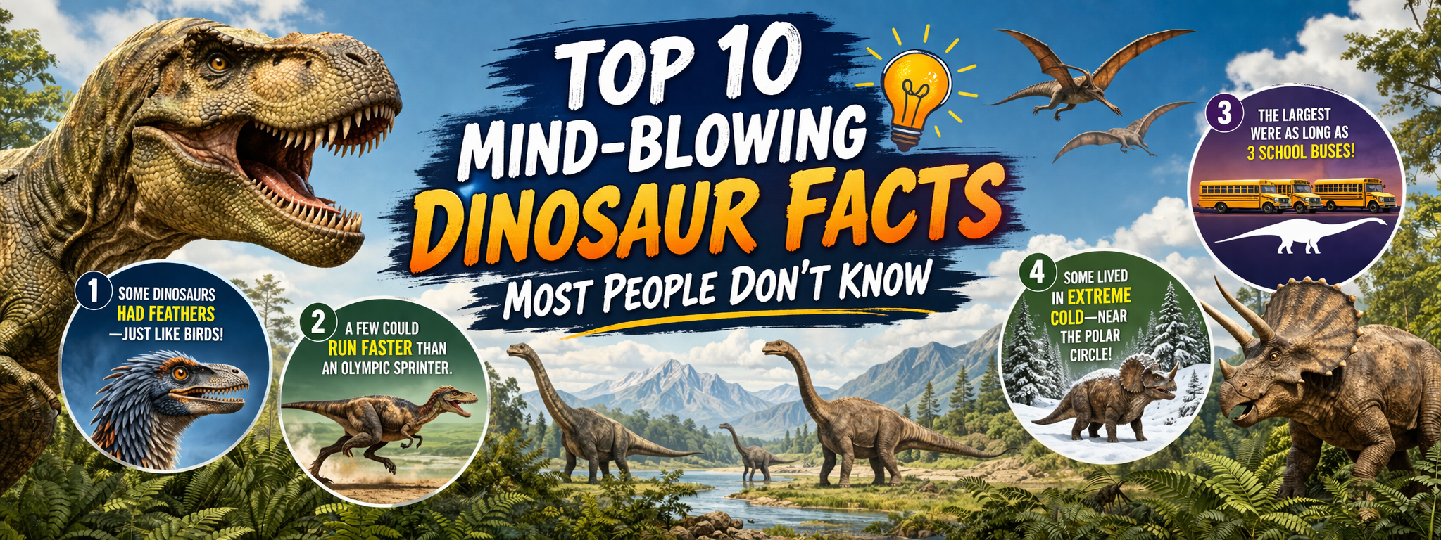 Top 10 Mind-Blowing Dinosaur Facts Most People Don’t Know