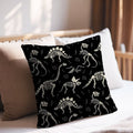 Dinosaur Fossil Cushion Cover - Skeleton Print
