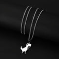 Vintage Dinosaur Pendant Necklace
